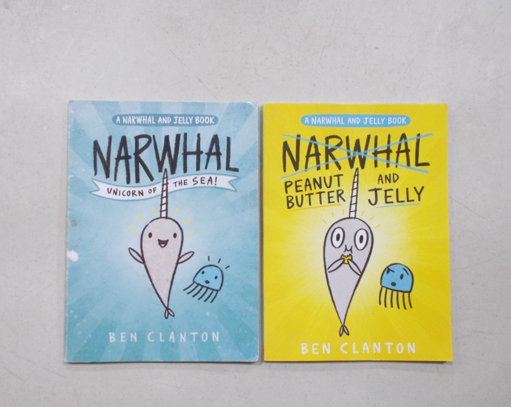 2 BEN CLANTON # TRADE PB NARWHAL & JELLY UNICORN OF THE SEA PEANUT BUTTER
