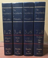 Complete 4 Volume Set Encyclopedia of Philosophy Macmillan and Free Press 1972