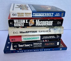 Lot Of 6 Military/War Paperback Books / Novels Fair-good Pre Owned 2lb 6.1oz