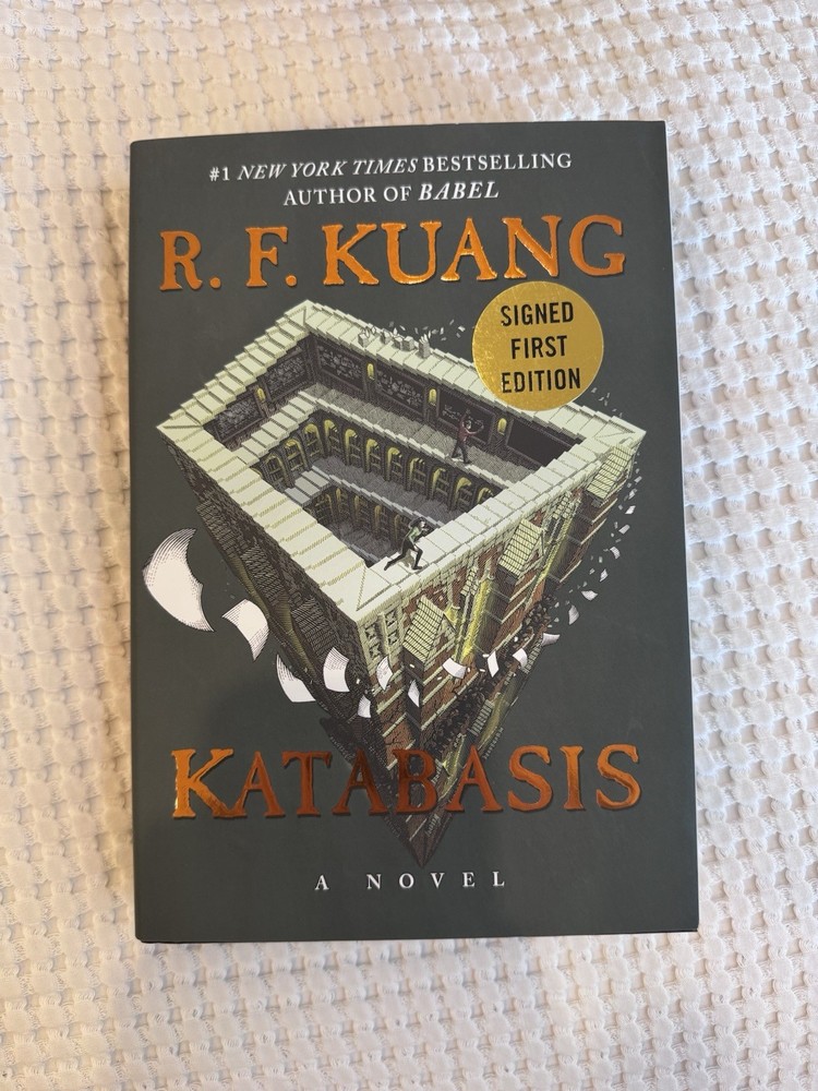Signed “Katabasis” R.F. Kuang Deluxe Ltd. Ed. HC | First Edition Print | N-O-S