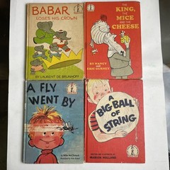 Lot of 4 Vintage Dr. Seuss Books 1958 Classic Children’s Beginner Readers