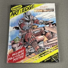 Star Wars The Mandalorian 28 Pages + 1 Poster Sealed New Crayola Art With Edge