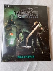 Final Fantasy VII Remake-World Preview by Square Enix-Hardcover-Brand NEW!