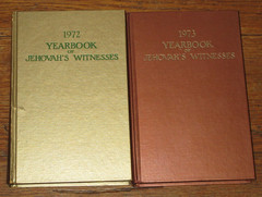 Lot of 10 Yearbook of Jehovah’s Witnesses Watchtower HC Books 1970-1979 Complete