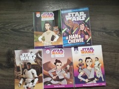 STAR WARS Book Lot Youth YA Disney Lot of 5 books ages 7-11 Big Kids