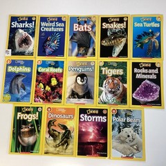 National Geographic Level 1 & 2 Science Readers 1st 2nd Grade 14 Book Lot
