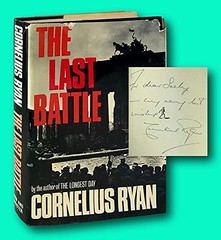 Vtg Cornelius Ryan / The Last Battle / Signed First Edition 1966 [Hardcover]…
