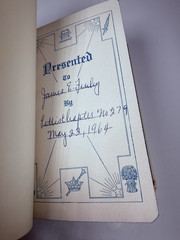 Vintage OES Holy Bible Order of the Eastern Star Pocket White Masonic 5.5″x3.5″