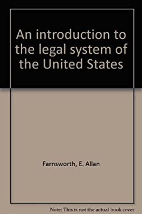 An Introduction to the Legal System of the United States Library