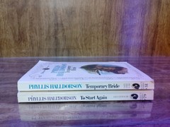 Phyllis Halldorson 2 PB Lot Silhouette Romance Temporary Bride To Start Again
