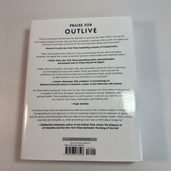Outlive: The Science and Art of Longevity by Peter Attia, MD 2023 HC 1st/27th
