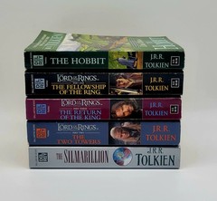 J. R. R. Tolkien 5 Book Set (Hobbit, Lord of the Rings, Silmarillion) – MM/Good