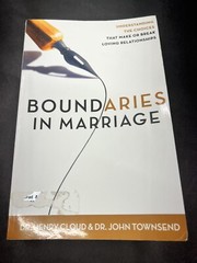 Boundaries in Marriage by John Townsend and Henry Cloud (2002, Trade Paperback)