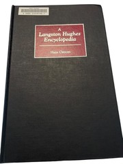 A Langston Hughes Encyclopedia Ostrom 2002 First Edition Greenwood Press