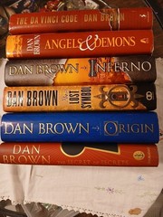 Dan Brown 6 Book Lot Hardcover Robert Langdon Series Set Volumes 1-6