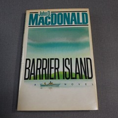 Barrier Island John D. MacDonald 1986 Book Club Edition Thriller Alfred A. Knopf