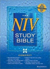 NIV Study Bible Compact by Donald Burdick (2001, Hardcover)