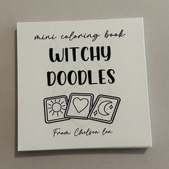 Witchy Doodles Mini Coloring Book