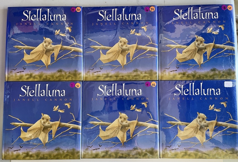 Stellaluna by Janell Cannon Classroom Set of 6 Hardcover Books Grades K–3 Kinder
