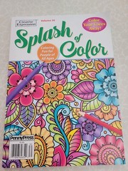 Splash Of Color ADULT COLORING BOOK – by Penny Press Volume -30 Color Cares Away