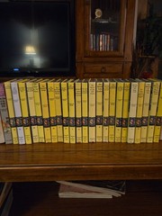 Nancy Drew Yellow Matte Lot Of 24 Vintage HC