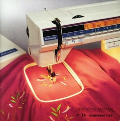 Instruction Operating Manual for # 1+ HUSQVARNA 1250 Sewing Embroidery Machine