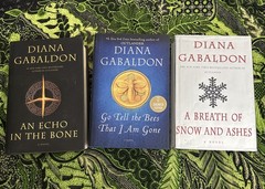Diana Gabaldon Signed Book Lot Echo Bone Breath Snow Ashes Go Tell Bees Am Gone