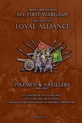 Loyal Alliance. Pikemen and artillery 1600-1650.: 28mm paper soldiers by Vyaches