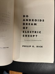 Do Androids Dream of Electric Sheep Philip K Dick- Mint Trade Paperback