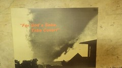 1966 For God’s Sake Take Cover Topeka WIBW Tornado Book New Old Stock Original