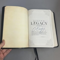 Living Legacy Bible Rod Parsley Signed MEV Large Print Red Letter