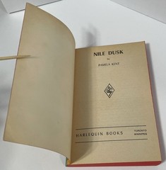 Vintage Harlequin Romance #1798, Nile Dusk by Pamela Kent, A477
