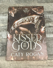 SIGNED Out Of Print KISSED BY THE GODS Caty Rogan INDIE HARDCOVER Self Published