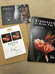 Brian May SIGNED AUTOGRAPHED Book Plate Steroscopy Is Good For You Queen