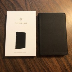 ESV Thinline Bible, Red Letter (Buffalo Leather, Deep Brown) by ESV Bibles