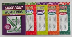 5 New Large Print Word-Finds Puzzle Books Kappa Games Vol #474-502~ Search,Hunt