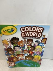 Lot Of 2Crayola Colors of the World Coloring & Activity Book for Kids – 48 pages