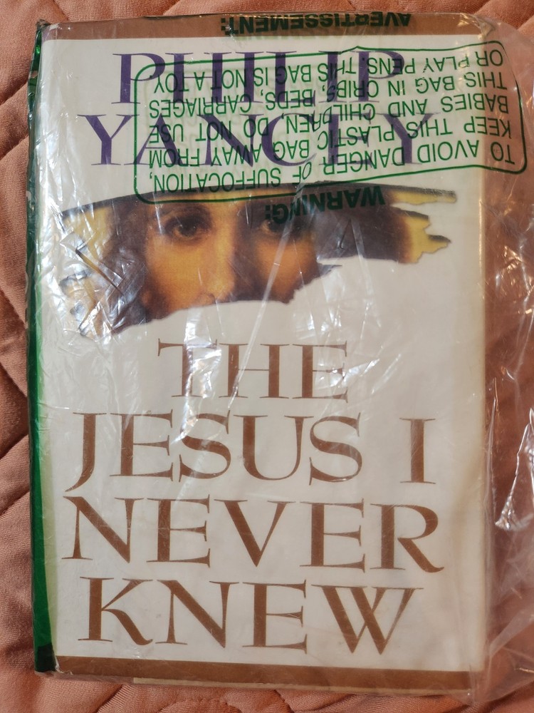 The Jesus I Never Knew by Philip Yancey 1995 Hardcover Zondervan Religion Book