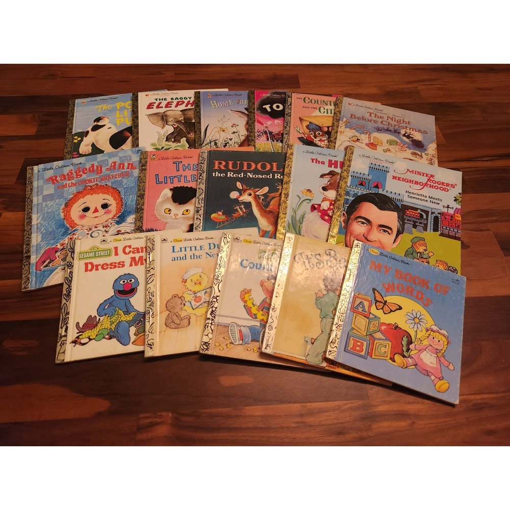 VTG Little Golden Books, Lot of 16