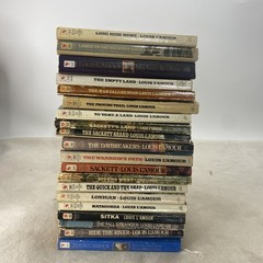 Louis L’Amour Lot of 20 Paperback Books Bantam Sackets Mixed Lot Westerns