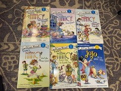 Vintage Fancy Nancy I Can Read Lot 5 Books + JoJo Magic 6pk Level 1
