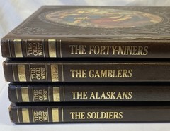 The Old West Book Lot Gamblers Forty Niners Alaskans Soldiers Vintage