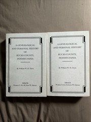 Genealogical and Personal History of Bucks County PA Penn. Vols I & II PB B&W