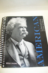 American Literature Student Notebook – Spiral-bound By Whit Jones Like New Cond.