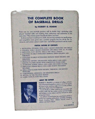 The Complete Book of Baseball Drills by Robert G. Hoehn 1977 HC book