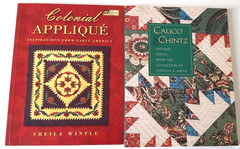 2 Quilting Books COLONIAL APPLIQUE & CALICO & CHINTZ PATRICIA SMITH COLLECTION