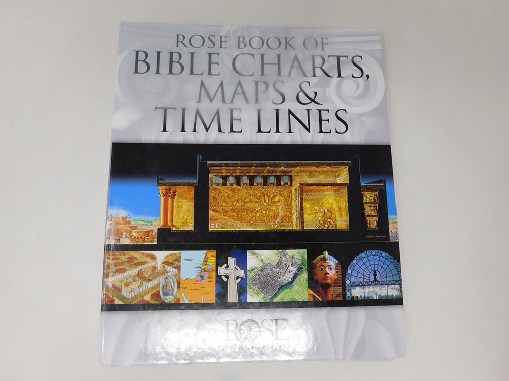 Rose Book of Bible Charts, Maps & Time Lines spiral bound USED GOOD