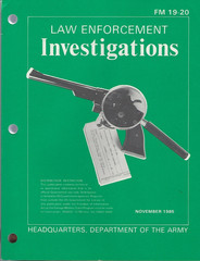 Historical book Law Enforcement Investigations