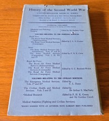 Medical Research: Medical History of the Second World War – Green (London, 1953)