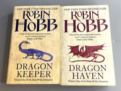 Robin Hobb Rain Wild Chronicles Lot 2 Dragon Keeper Dragon Haven PB Fantasy